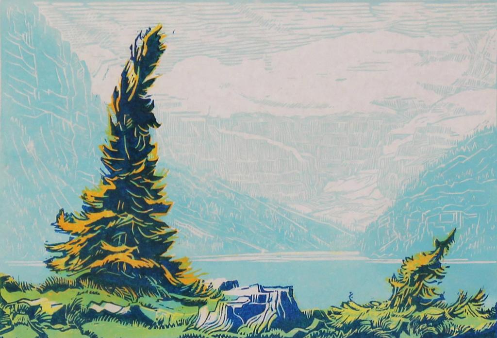 Margaret Dorothy Shelton (1915-1984) - Lake Louise; 1984