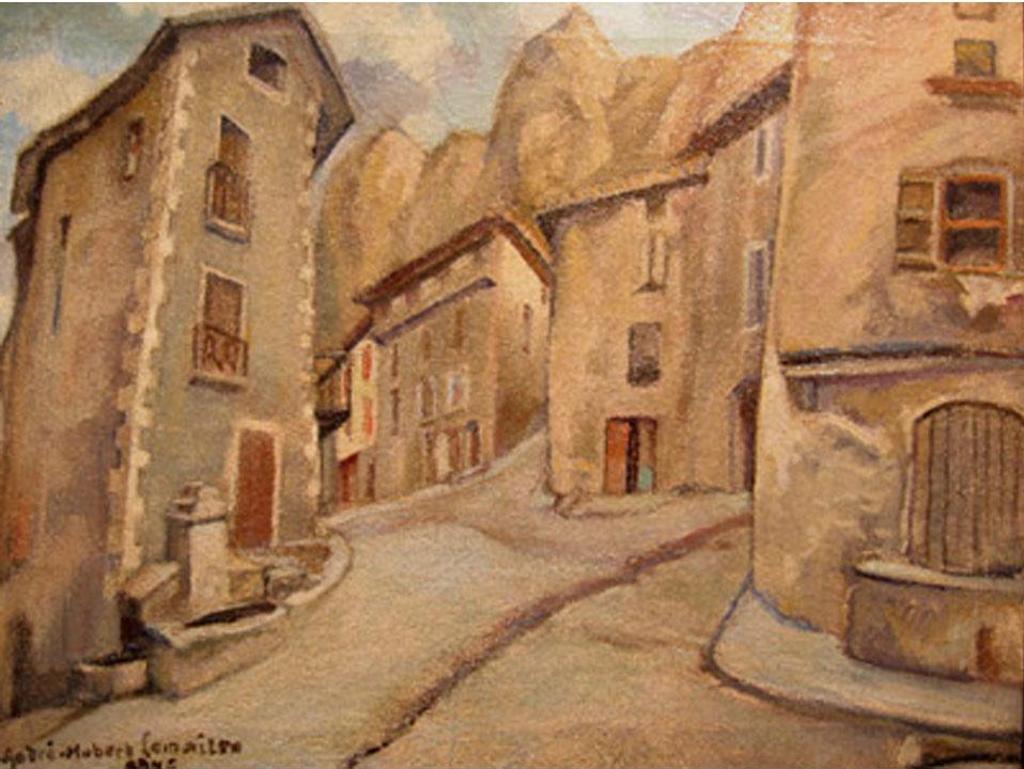 Andre Hubert Lemaitre - Alp Town Study