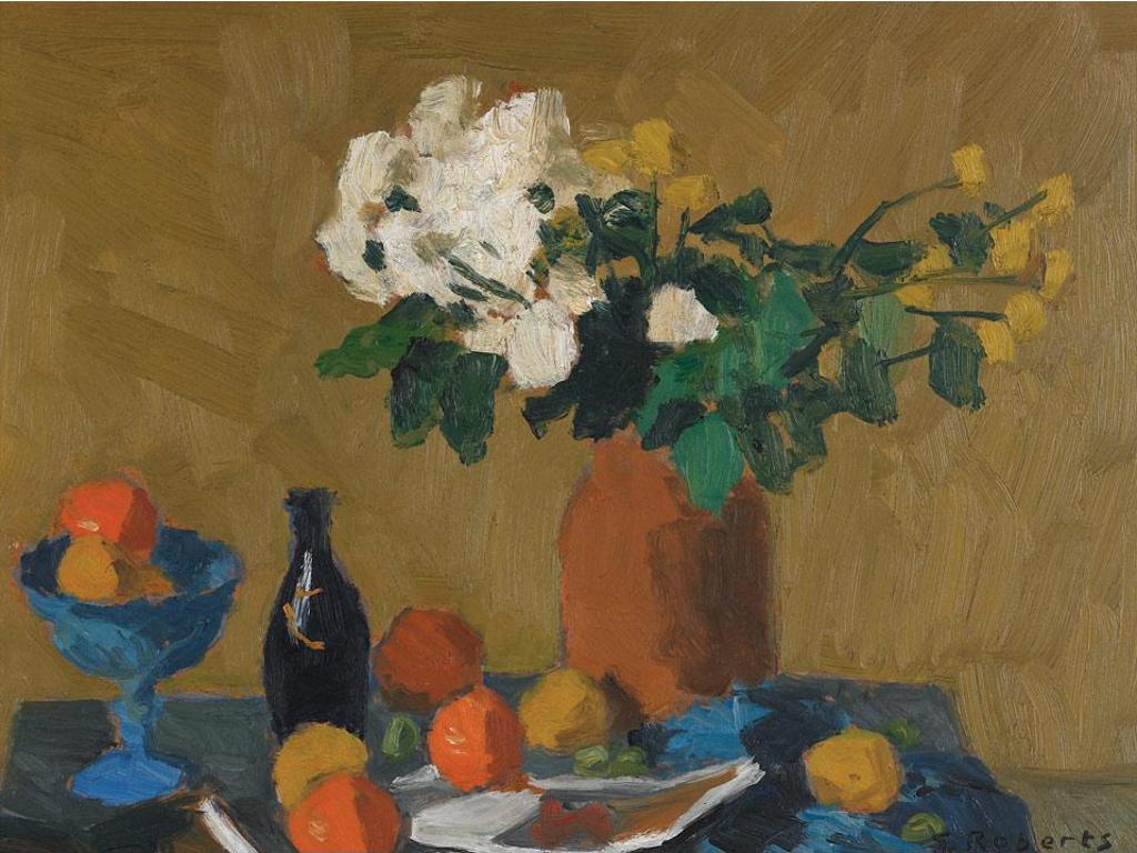 William Goodridge Roberts (1921-2001) - Still Life With Flowers And Fruit