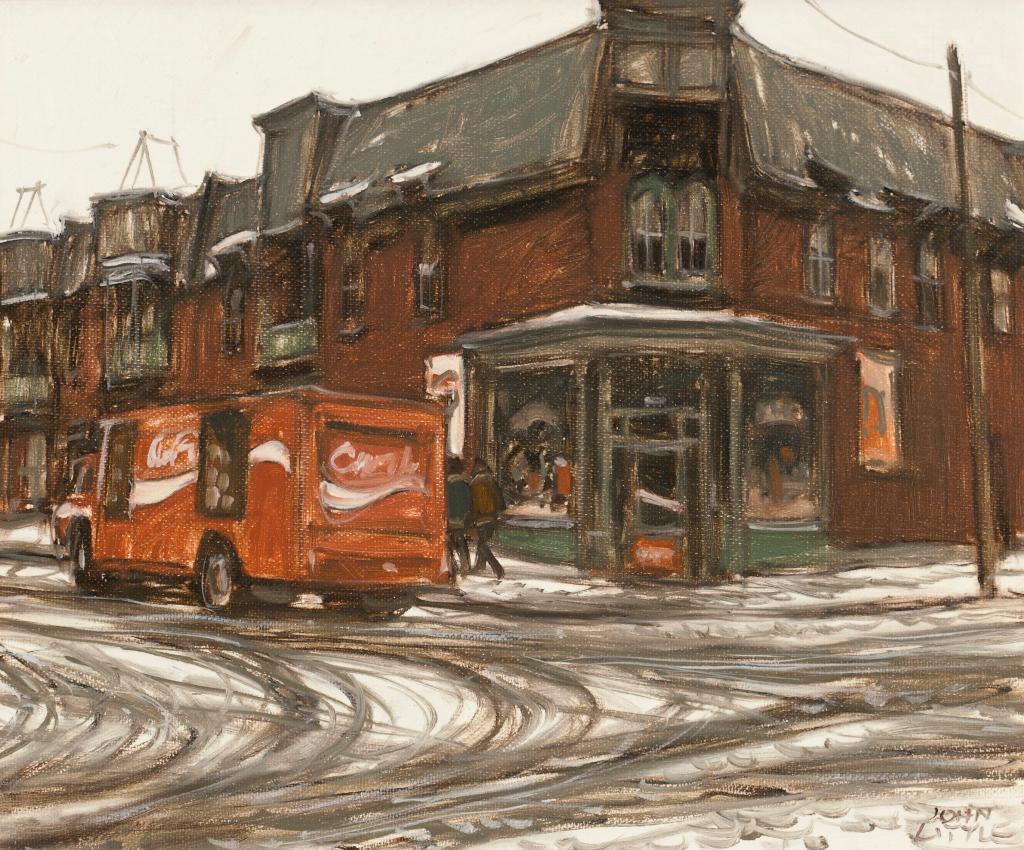 John Geoffrey Caruthers Little (1928-1984) - Un Magasin Du Coin Pointe St. Charles 