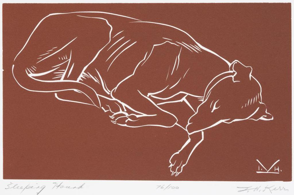 Illingworth Holey (Buck) Kerr (1905-1989) - Sleeping Hound