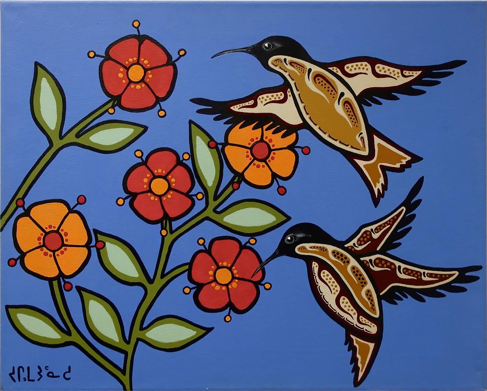 Eugene Morrisseau (1964) - Garden Of Humming Birds