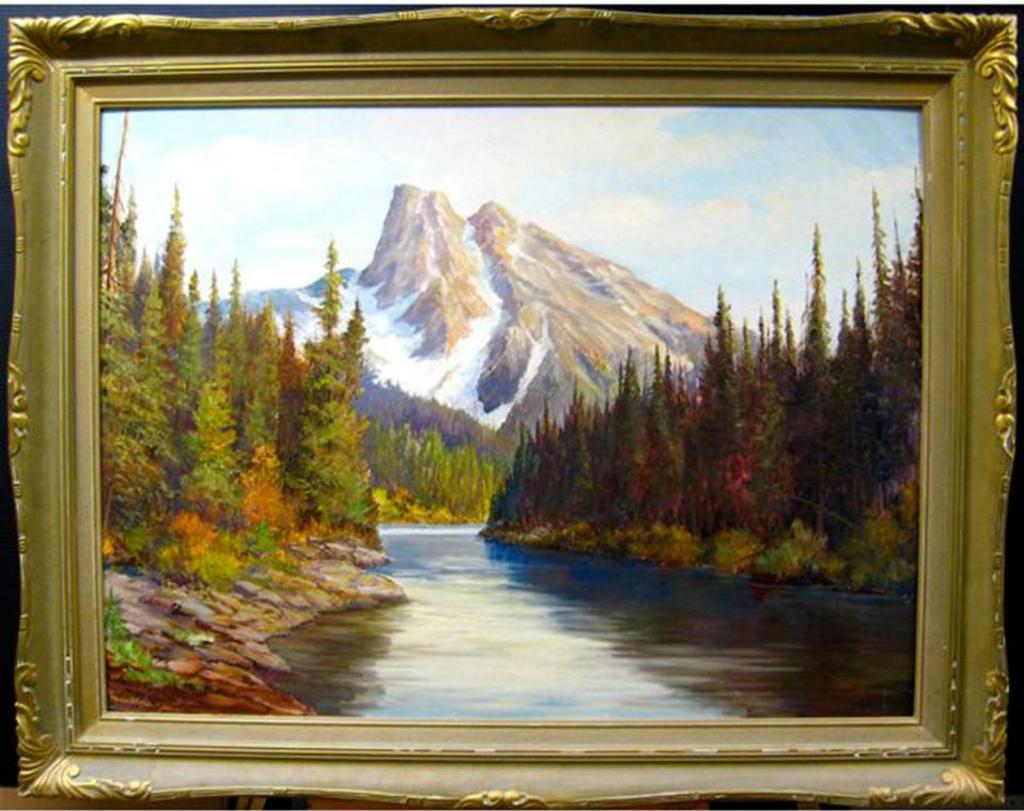 Matthew F. Kousal (1902-1990) - Western Mountain & River Scene
