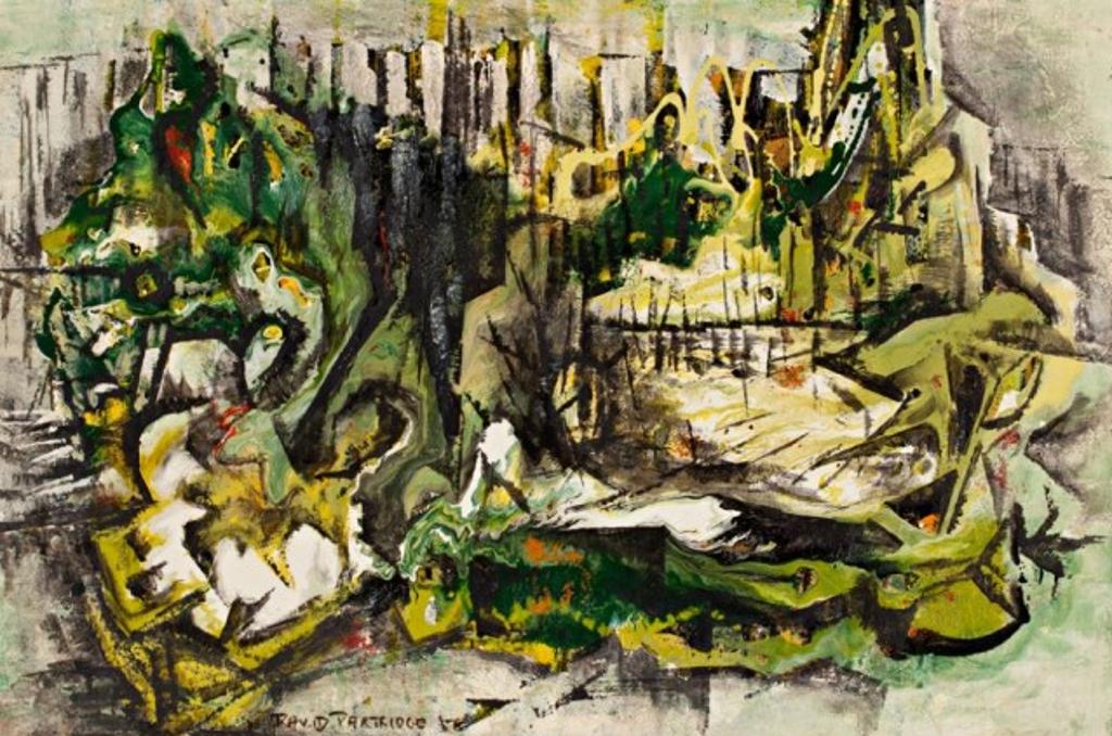 David Guerry Partridge (1919-2006) - Burnt  Land, Rebirth