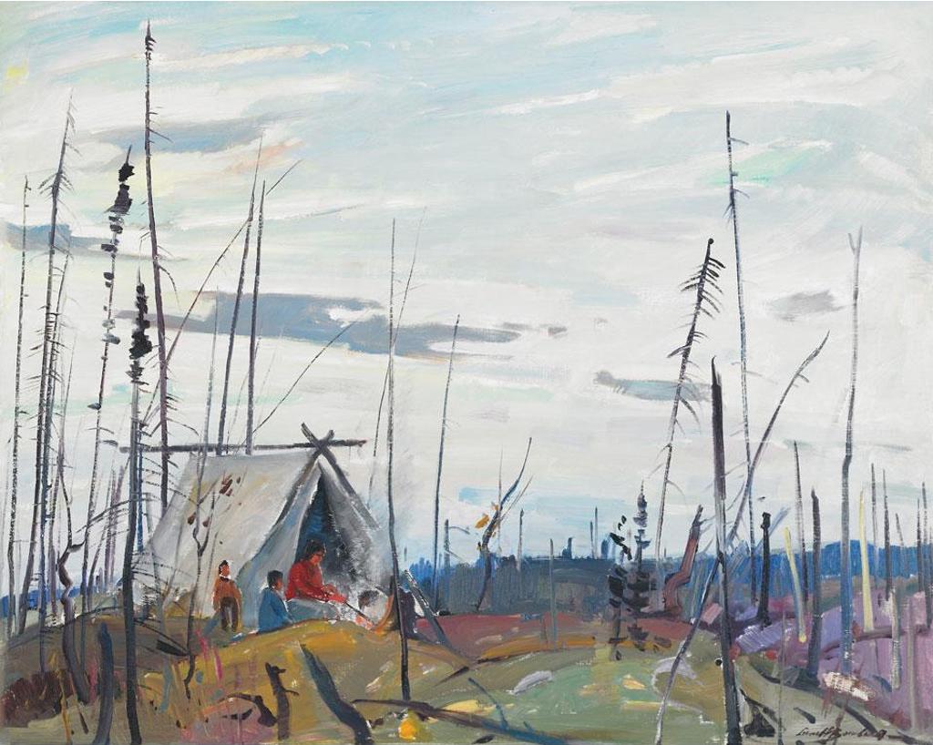 George Lorne Holland Bouchard (1913-1978) - Indian Camp-Northern Quebec-Near Angliers-P.Q.
