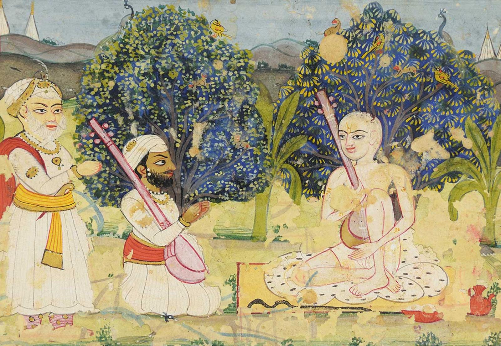 East Indian School - Untitled - Garden Scenes