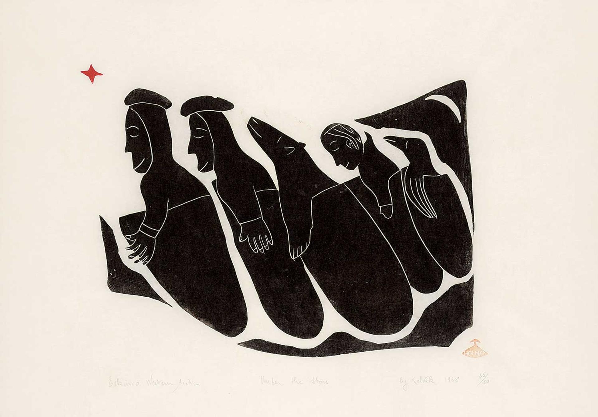 Helen Mabel Nigiyok Kalvak (1901-1984) - Under the Stars  #45/50