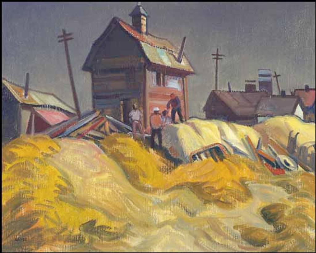 Henry George Glyde (1906-1998) - Edge of Town, Southern Alberta