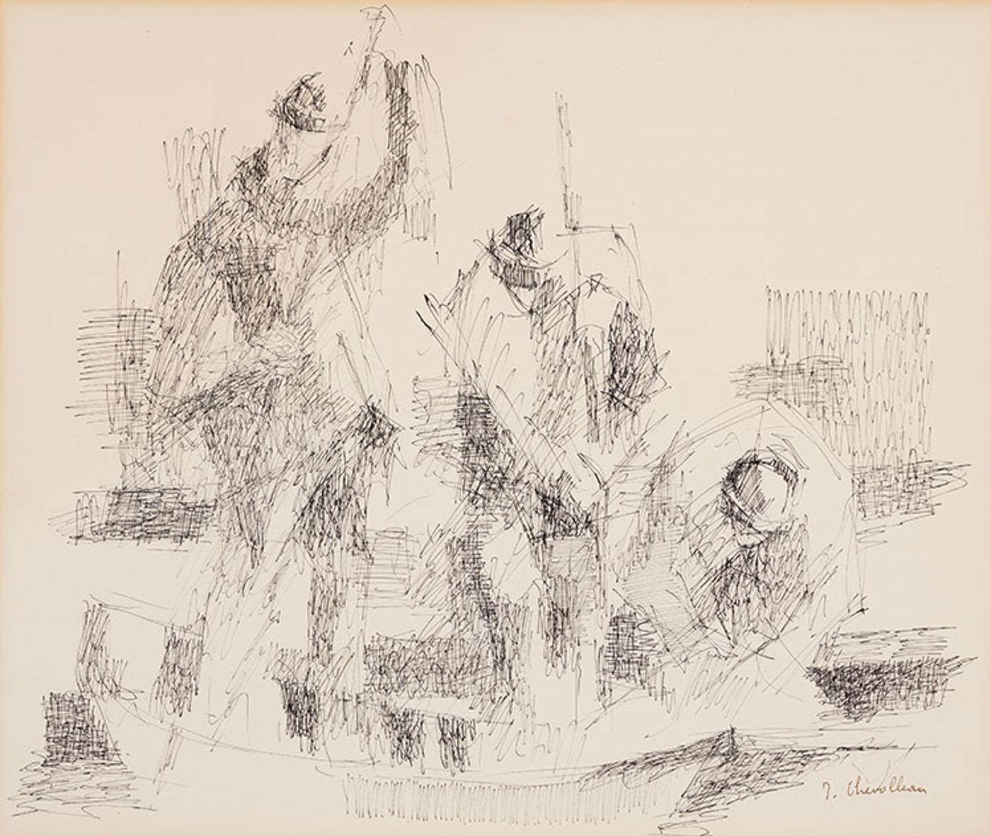 Jean Chevolleau (1924-1996) - Sans titre