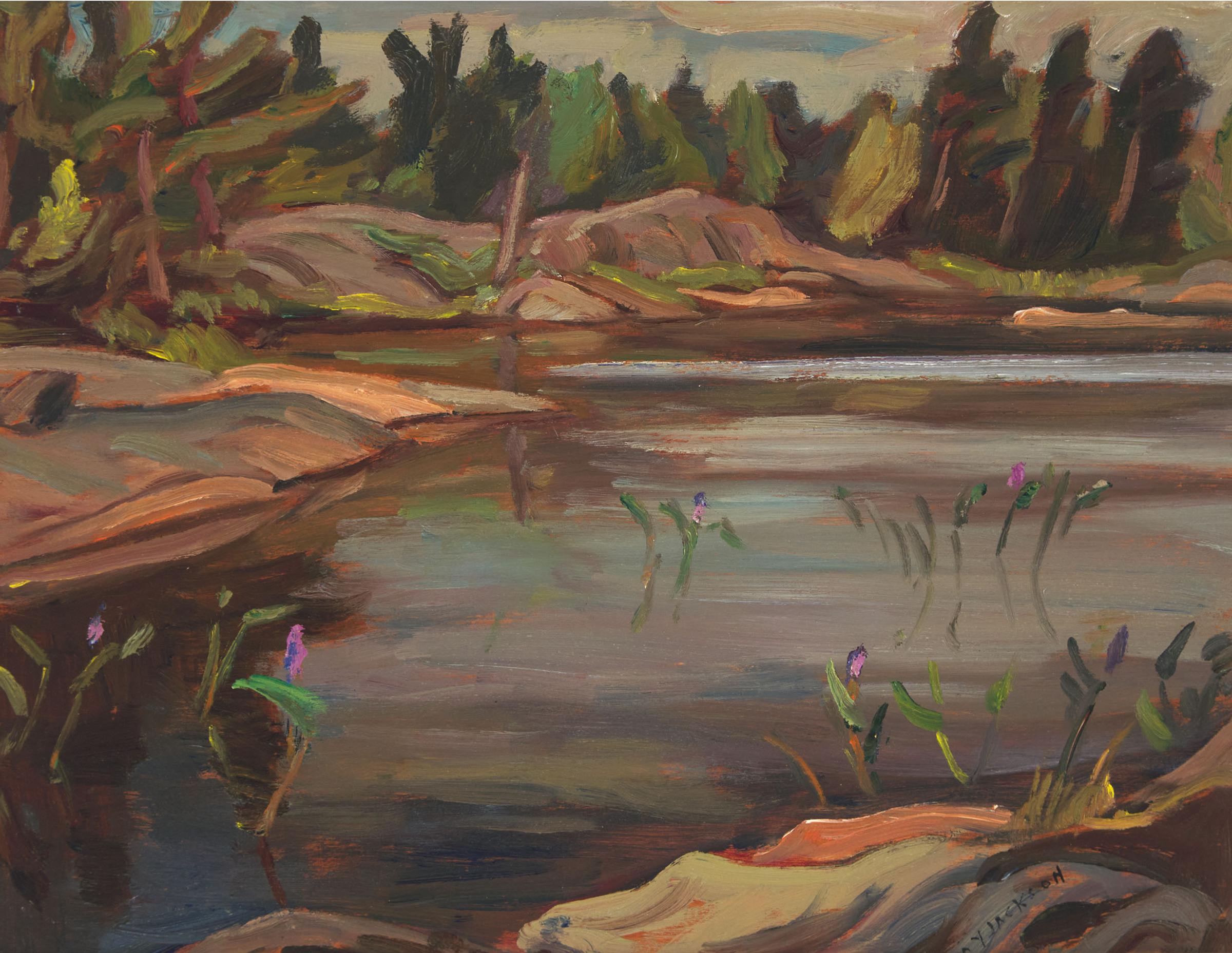 Alexander Young (A. Y.) Jackson (1882-1974) - Swamp Lake, Go Home Bay, 1954