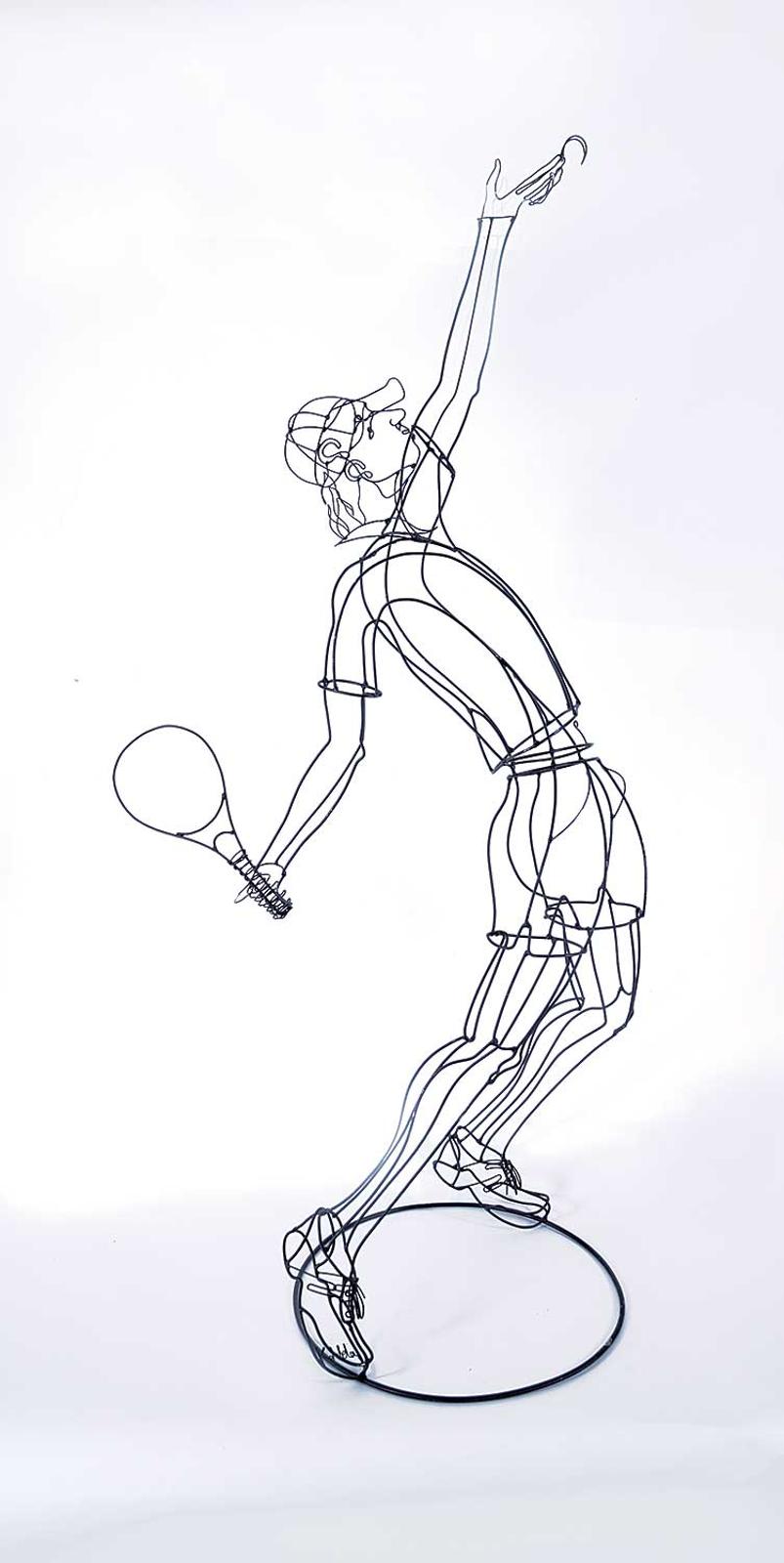 Rudy Kehkla (1950) - Untitled - Tennis Player