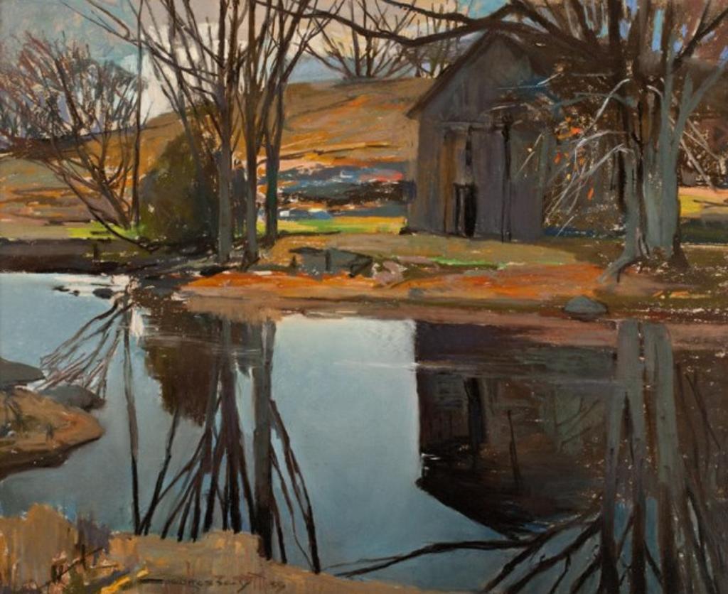 Frank Charles Hennessey (1893-1941) - Morning on the Fall River