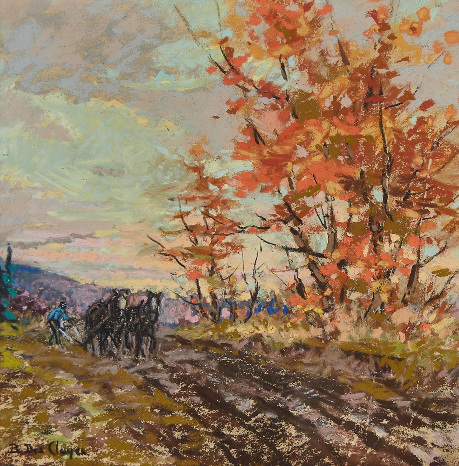 Berthe Des Clayes (1877-1968) - Autumn Plowing