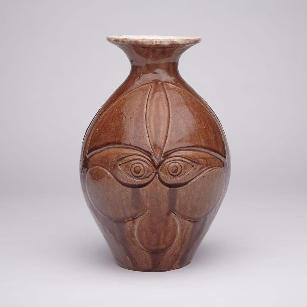 Evoo Samgusak Mangelik (1942) - Vase Decorated To Both Sides With Owl Motif