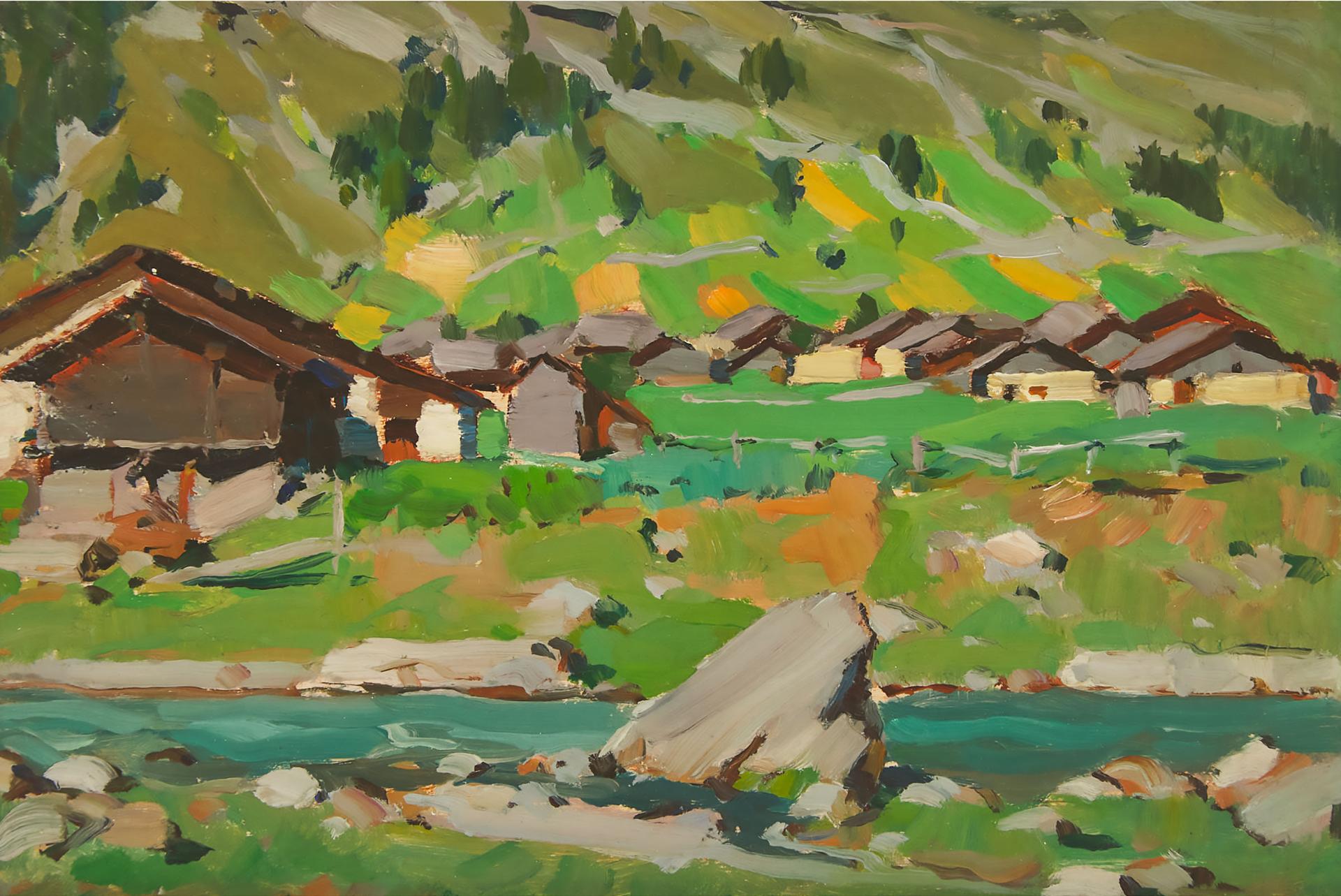 Clarence Alphonse Gagnon (1881-1942) - In The Alps, Circa 1928