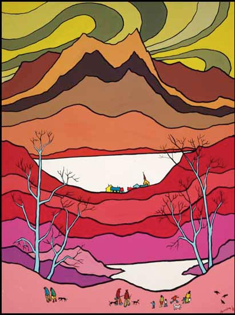 Ted Harrison (1926-2015) - Autumn and Age
