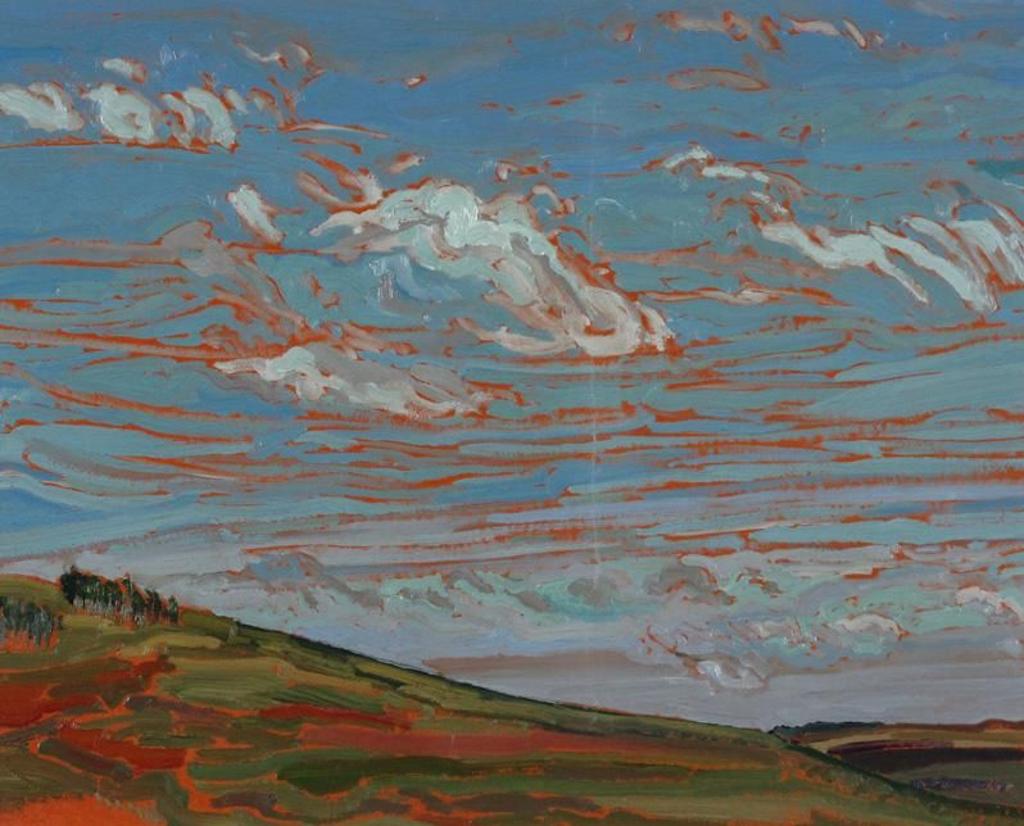 David John More (1947) - Cloud Gestures West Of Cochrane, Alta; 1980