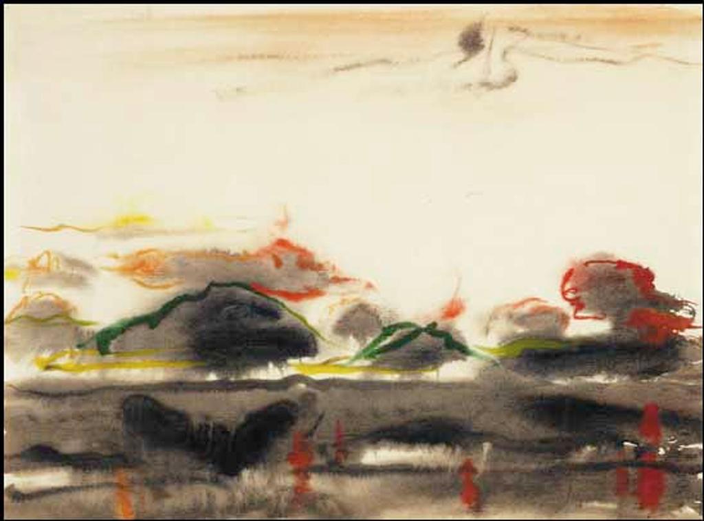 David Browne Milne (1882-1953) - Sunset Across the Lake II