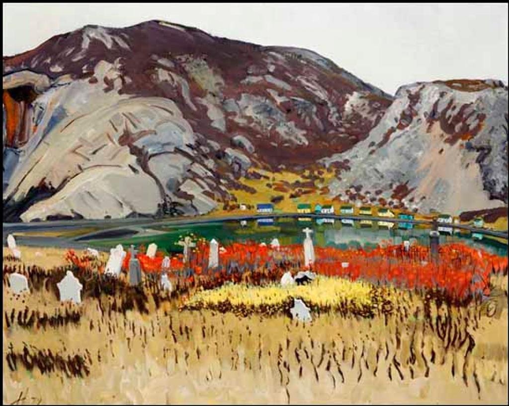 Christopher Huntington (1938) - The Lost Lambs / View of the Mountains (verso)