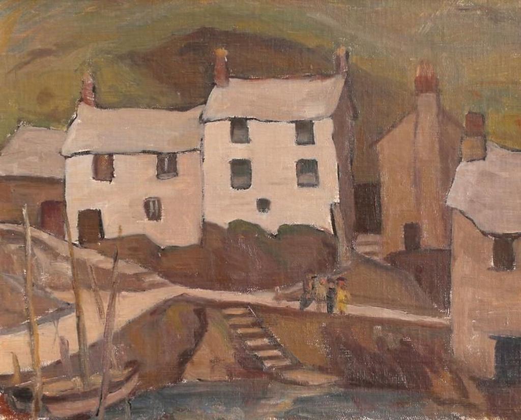 Naomi Jackson Groves (1910-2001) - Polperro - Cornwall - 1928