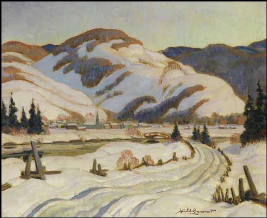 Thomas Harold (Tib) Beament (1898-1984) - Winter Road, Laurentians