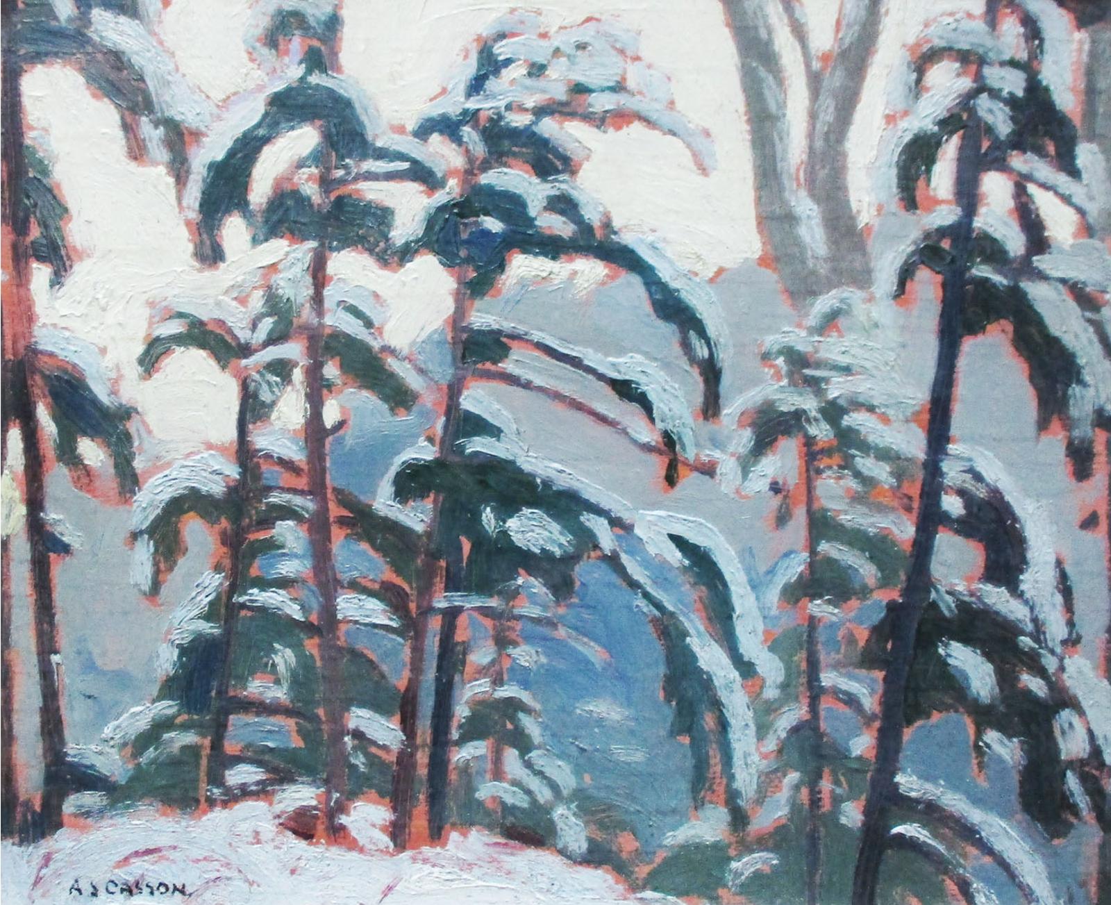 Alfred Joseph (A.J.) Casson (1898-1992) - Snow laden trees