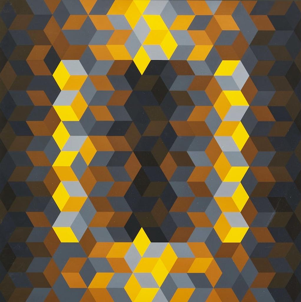 Victor Vasarely (1906-1997) - Ion-7 (from Hommage a L’ Hexagone)