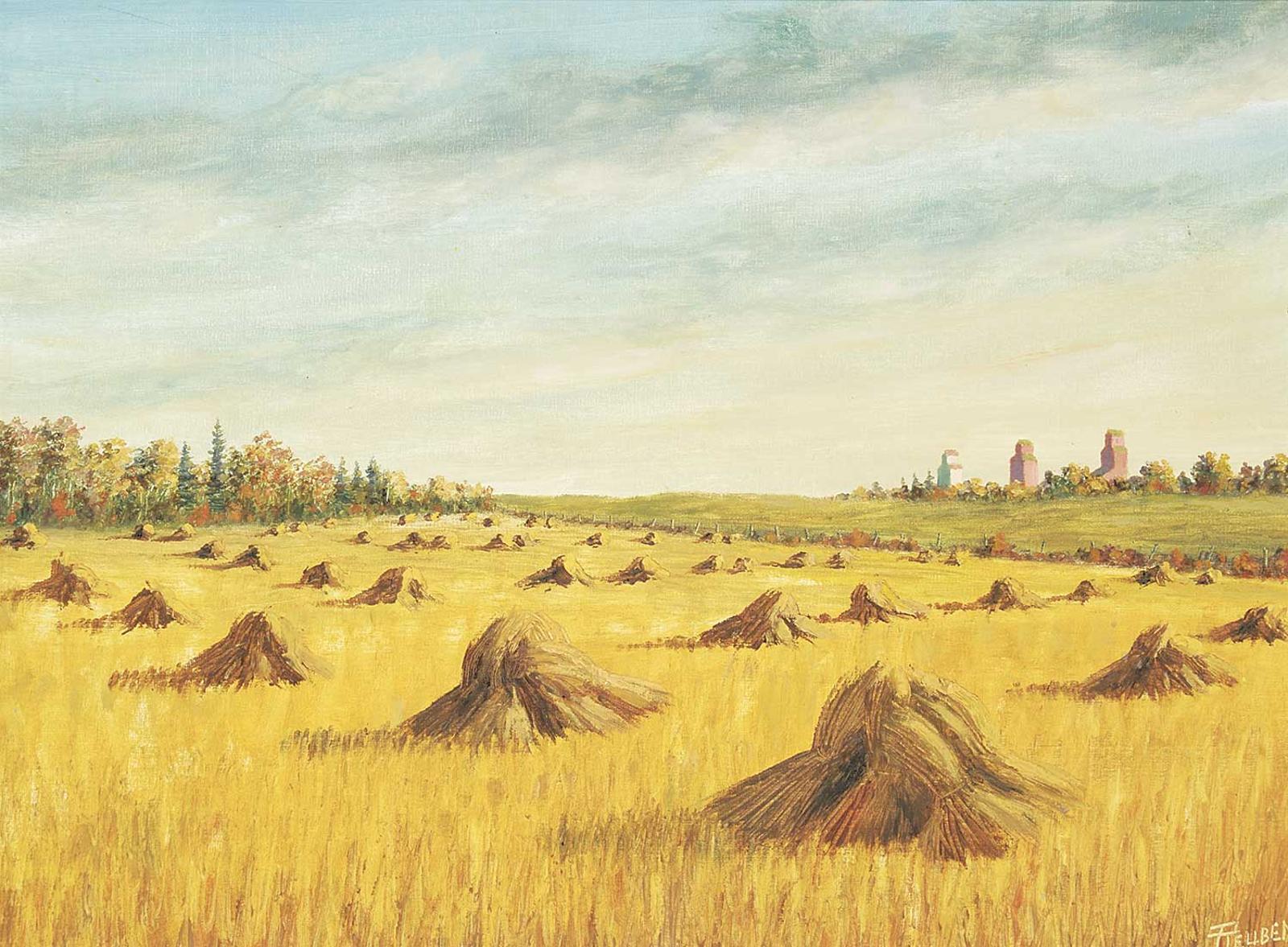 Ruben Carlson - Untitled - Stooks Ready to Harvest