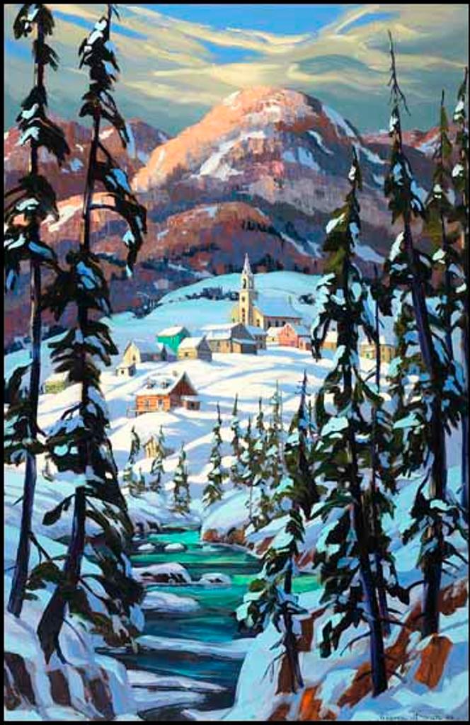 Vladimir Horik (1939) - Le Village de St. Hilarion en Charlevoix