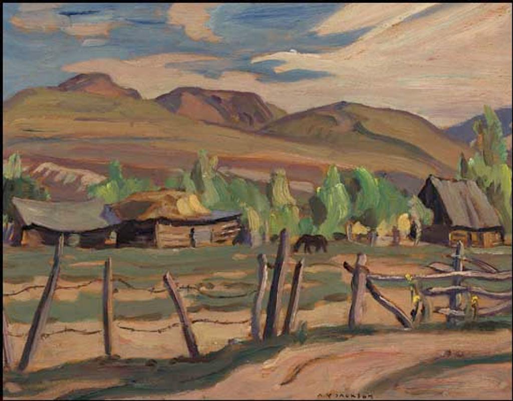 Alexander Young (A. Y.) Jackson (1882-1974) - Farm in Kamloops, BC