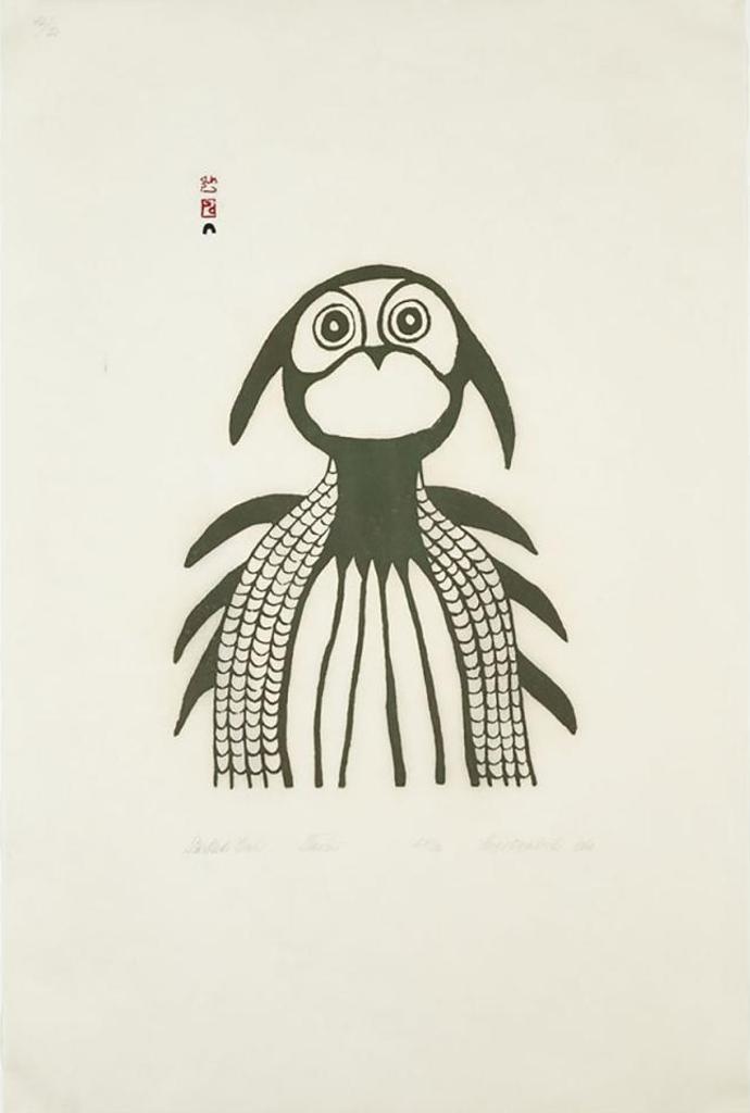 Angotigolu Teevee (1910-1967) - Startled Owl