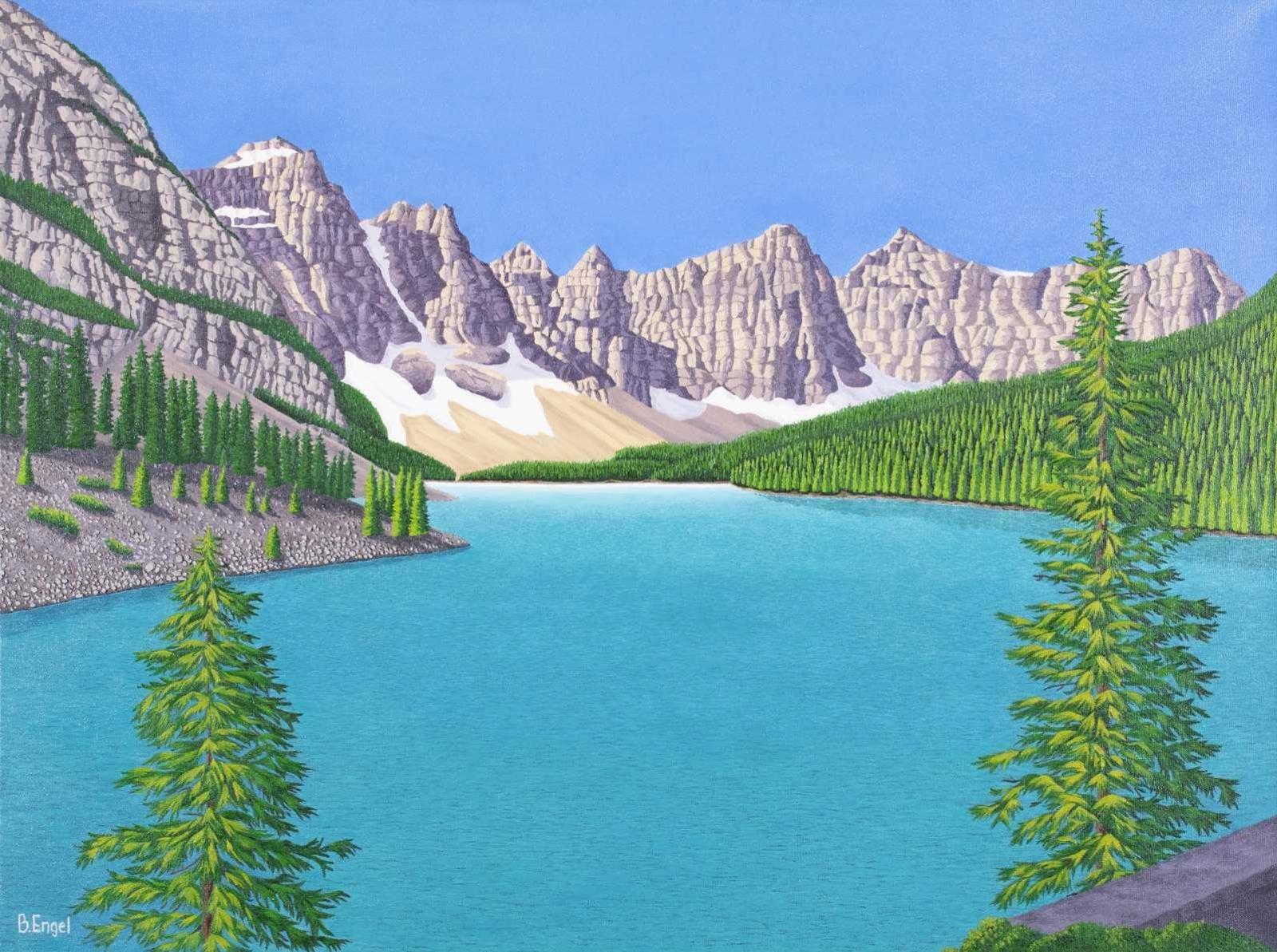 Barbara Engel - Forever Ago, Moraine Lake, Banff Park, Ab