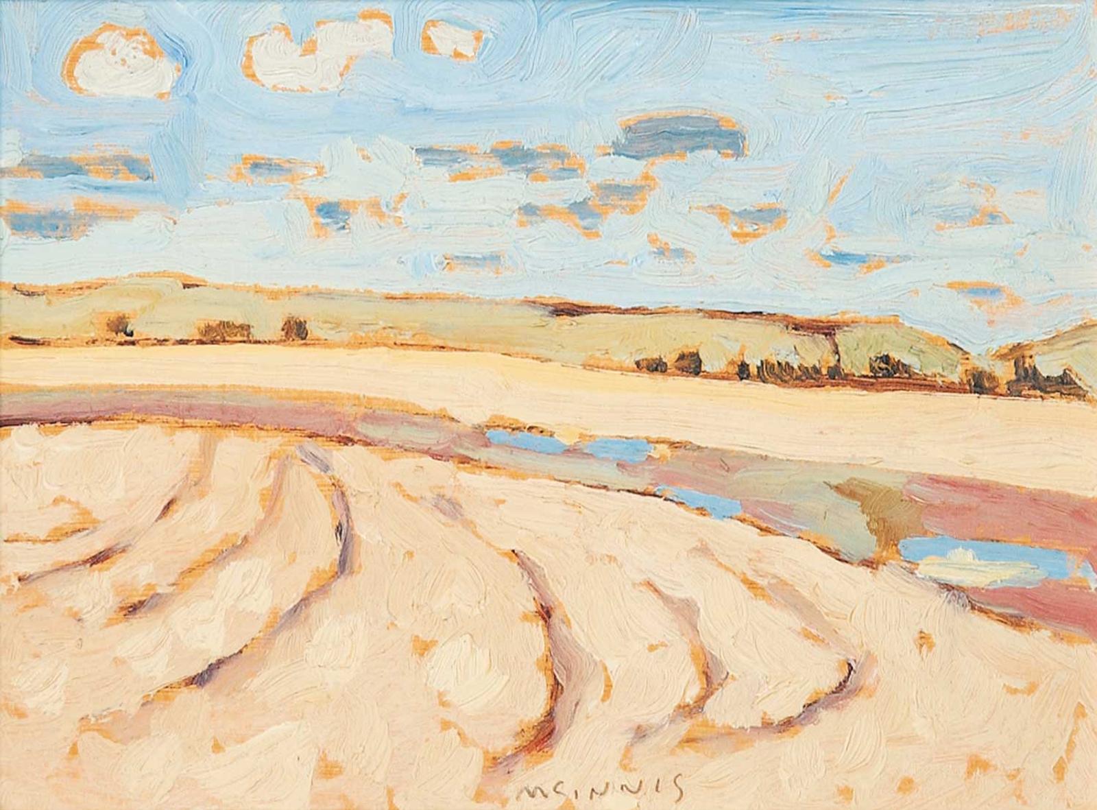 Robert F.M. McInnis (1942) - Fields along the North Saskachewan at Battleford