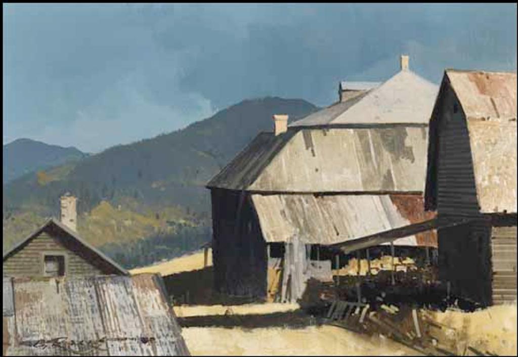 Geoffrey Allan Rock (1923-2000) - Farm Study ~ Grand Forks, BC