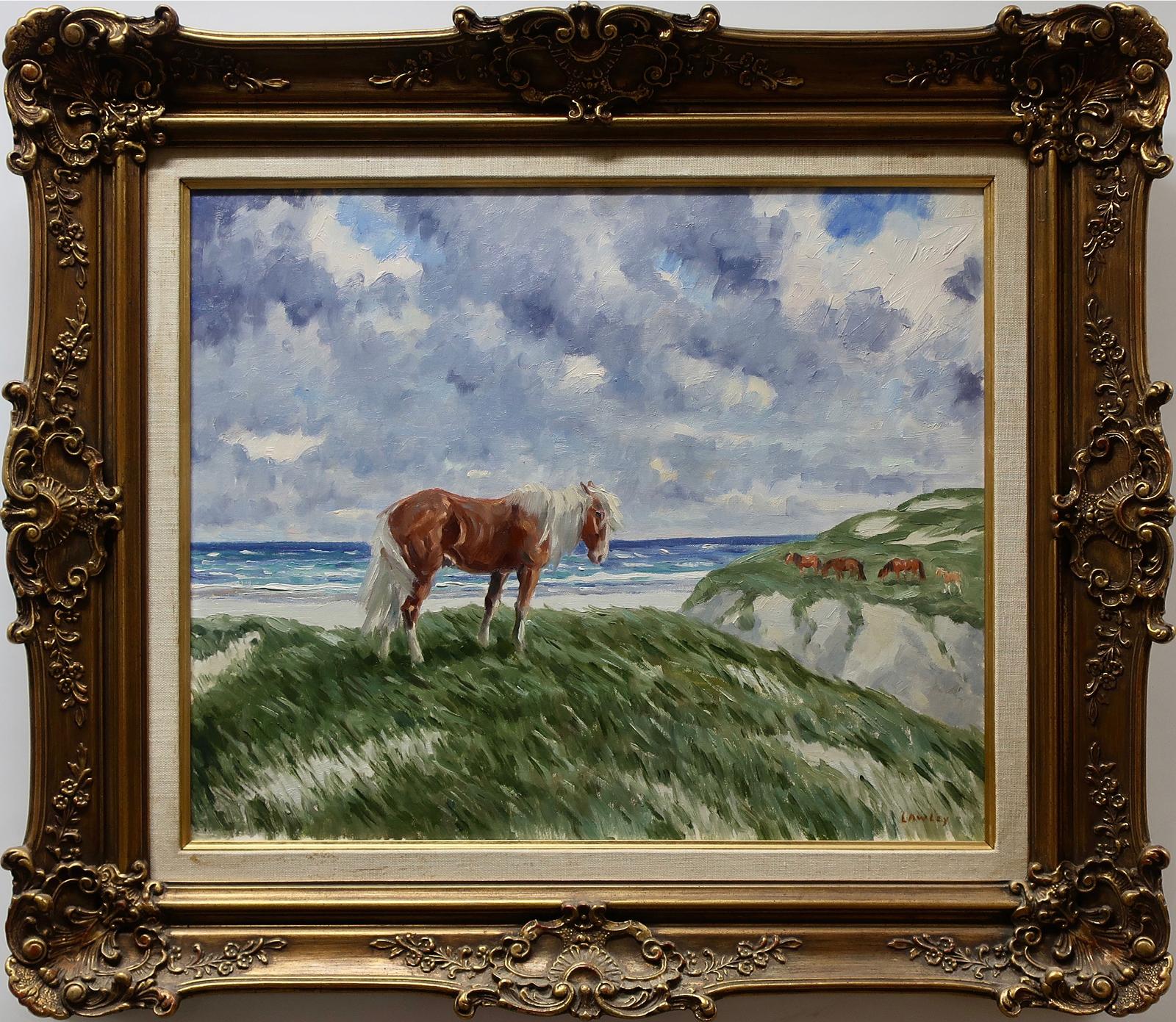 John Douglas Lawley (1906-1971) - An Old Stallion