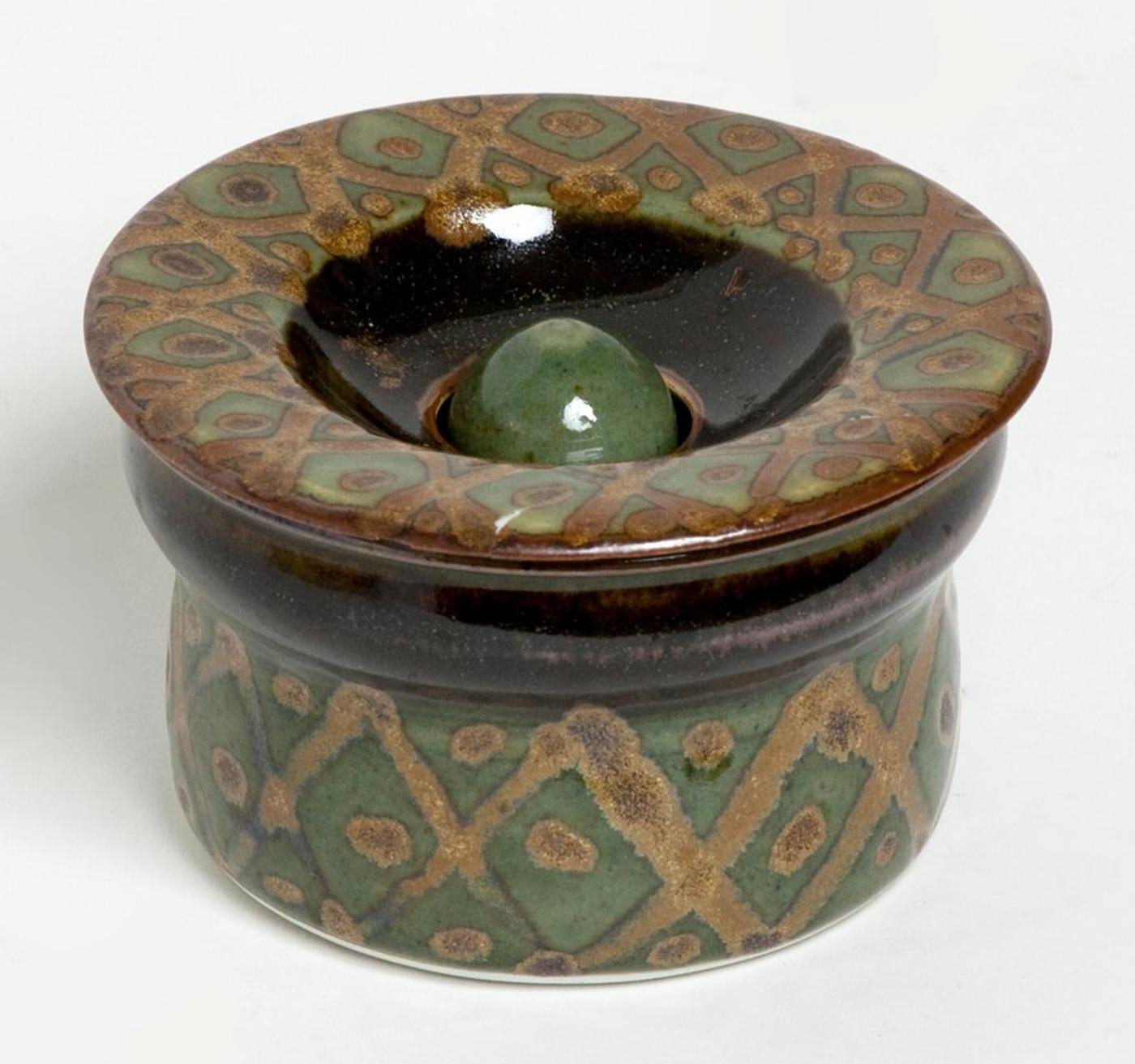 Jack Sures (1934-2018) - Covered Bowl With Pierced Lid