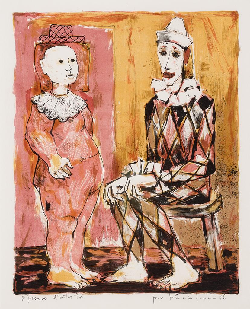 Paul Vanier Beaulieu (1910-1996) - Deux clowns