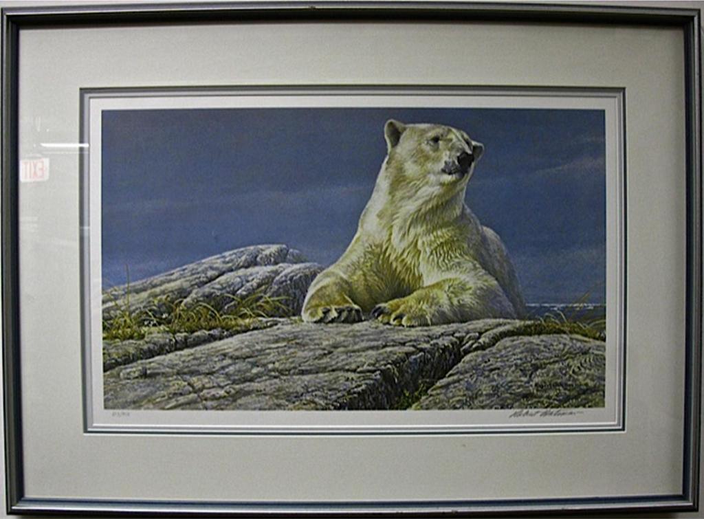 Summertime - Polar Bear - print - printed by Robert Mclellan Bateman