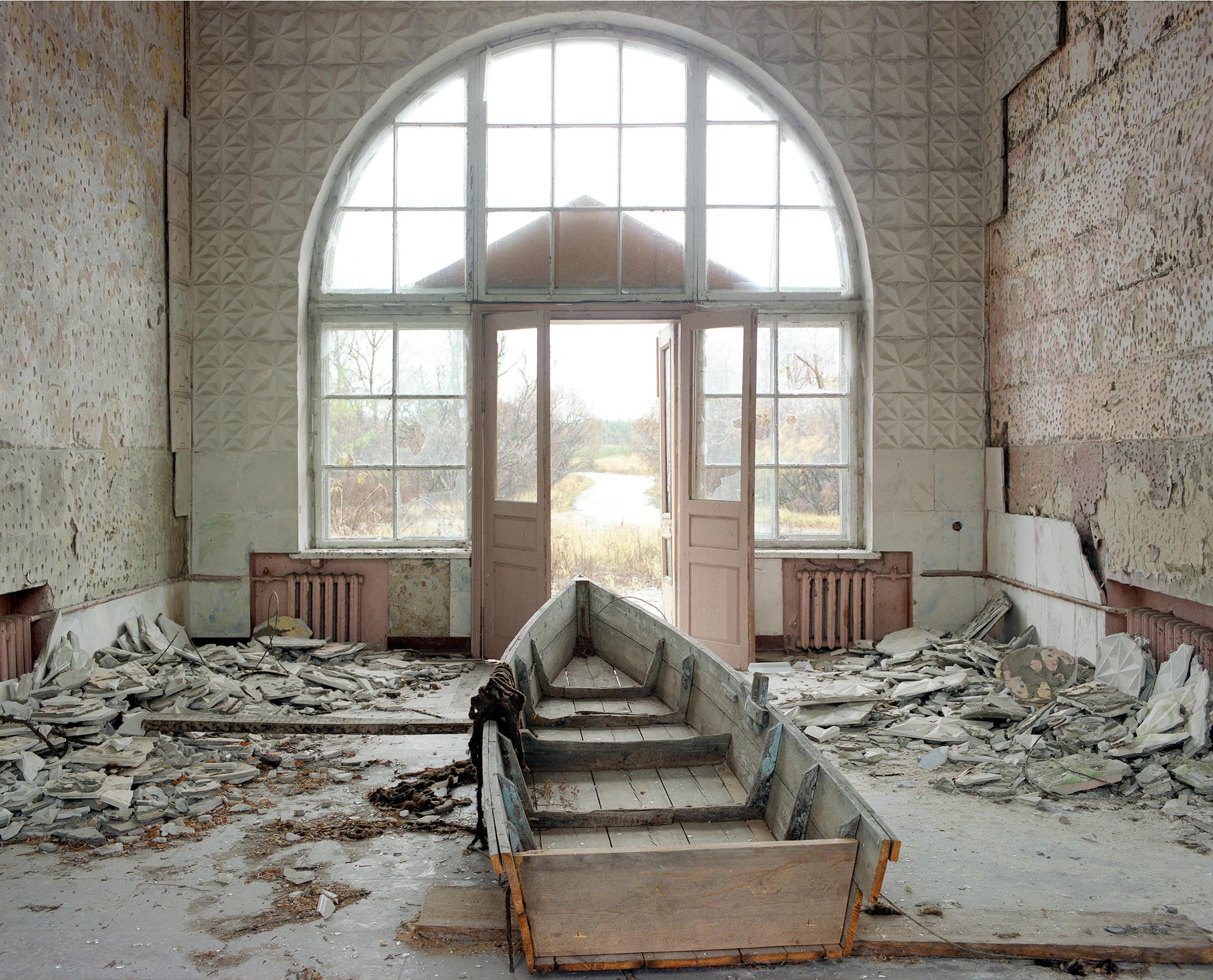 David McMillan - Railway Station, Village Of Janov, Chernobyl Exclusion Zone, October 1996