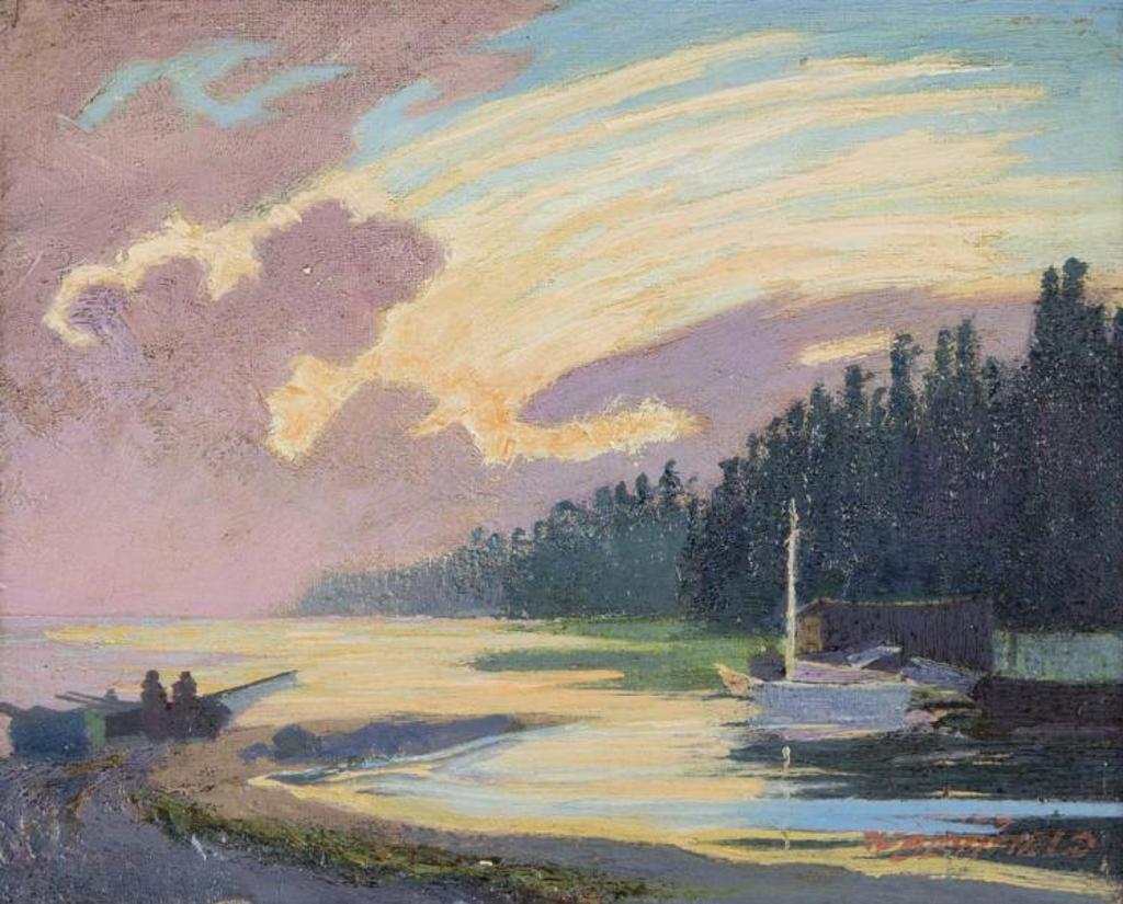 James Jerris Blomfield (1872-1951) - Sundown at Capilano