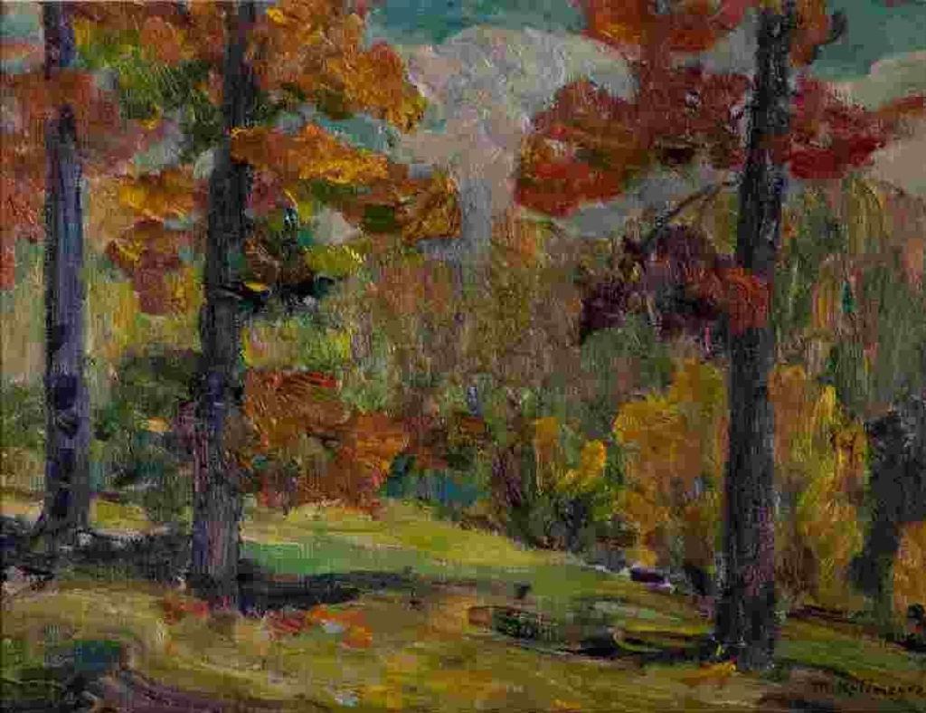 Minnie Kallmeyer (1882-1947) - Autumn Trees