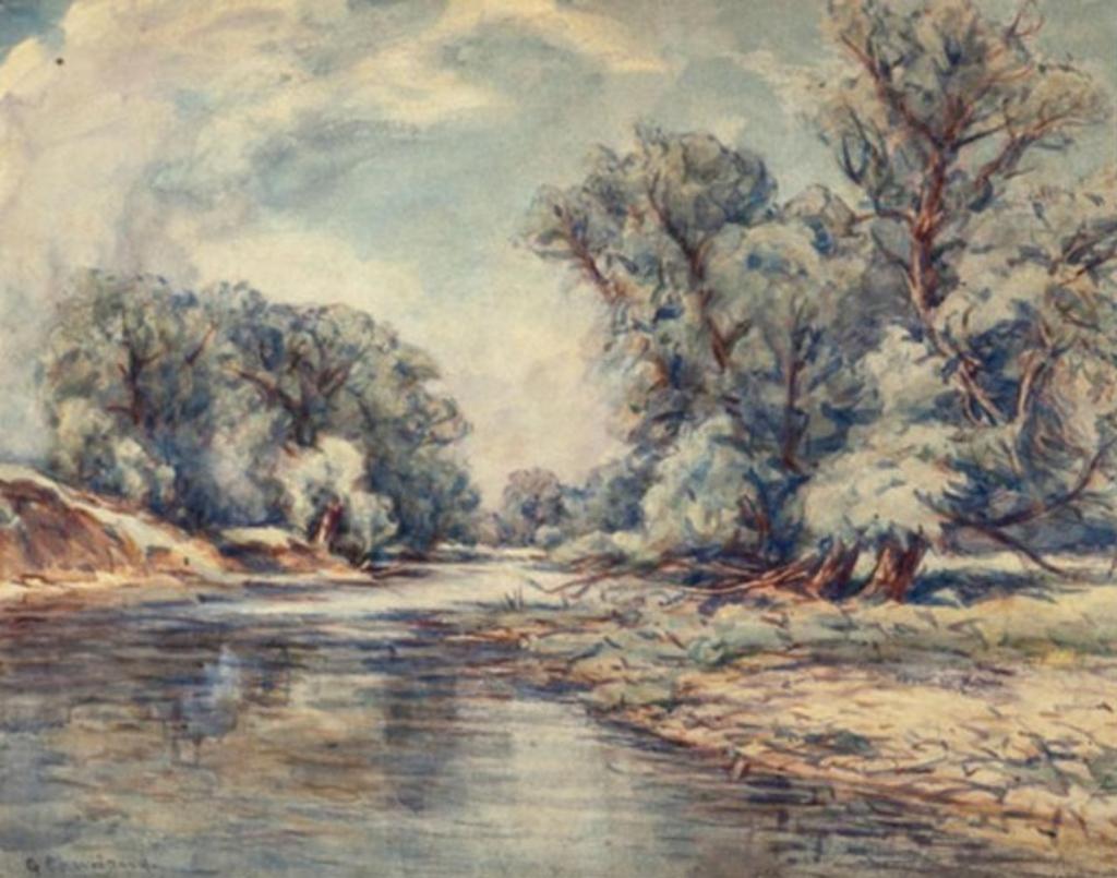 Georges Chavignaud Alctf (1865-1944) - Credit River, Meadowvale, Ontario