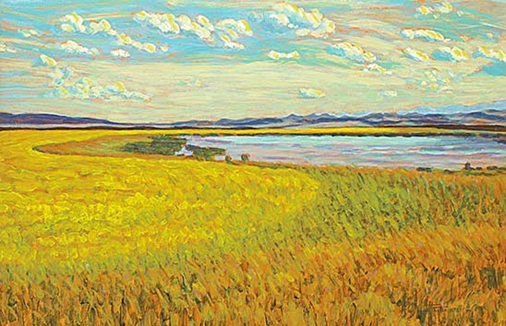 Herbert Otto (Herb) Sellin (1943) - Rape Field, Longview, Alta.