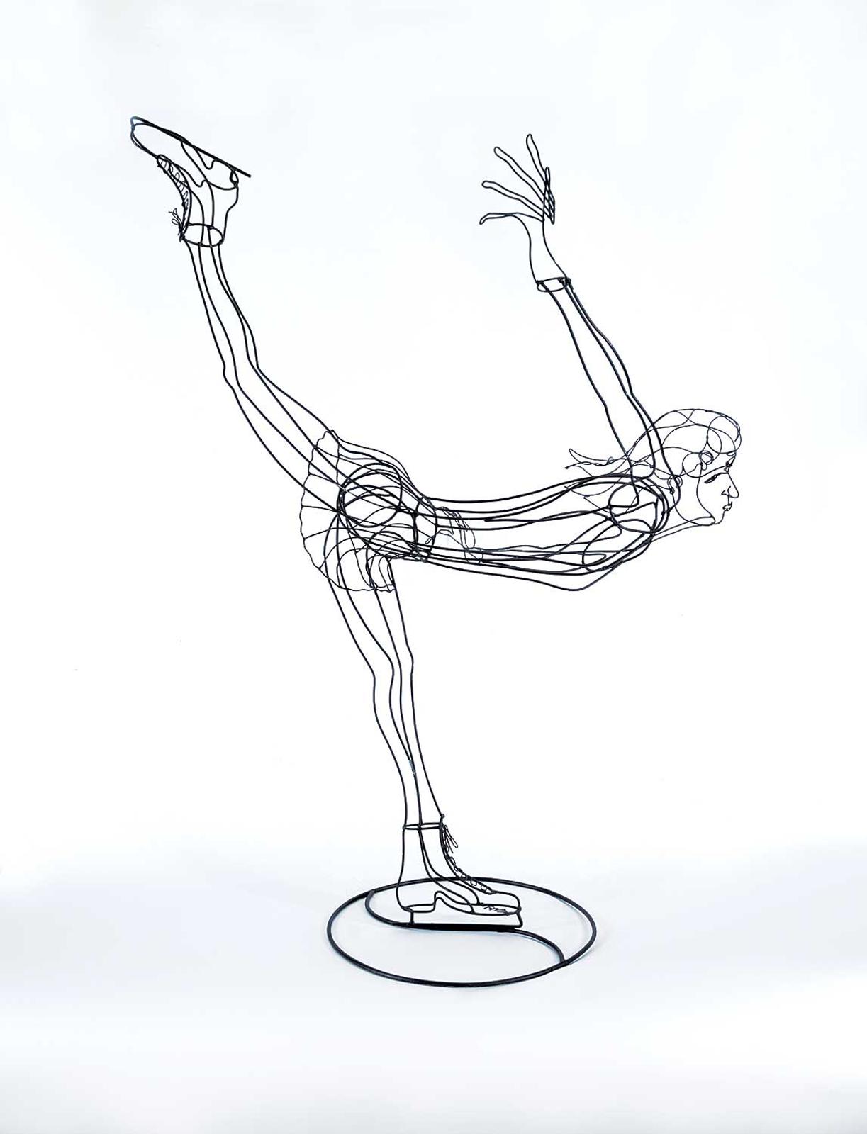 Rudy Kehkla (1950) - Untitled - The Figure Skater