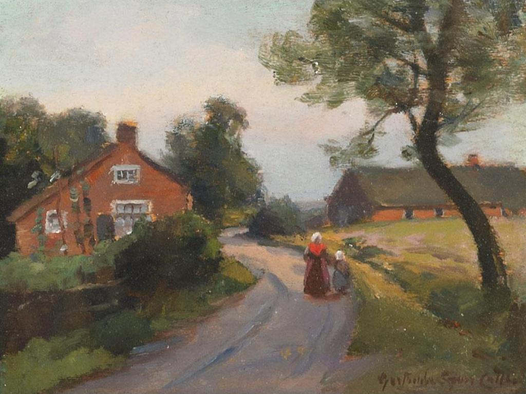 Gertrude Eleanor Spurr Cutts (1858-1941) - Village Road