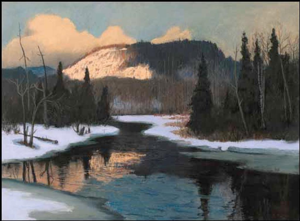 Maurice Galbraith Cullen (1866-1934) - The Cache River, Evening in March