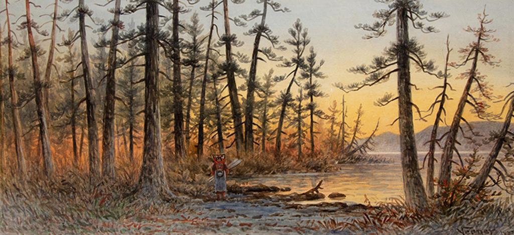 Frederick Arthur Verner (1836-1928) - Evening on the Assiniboia