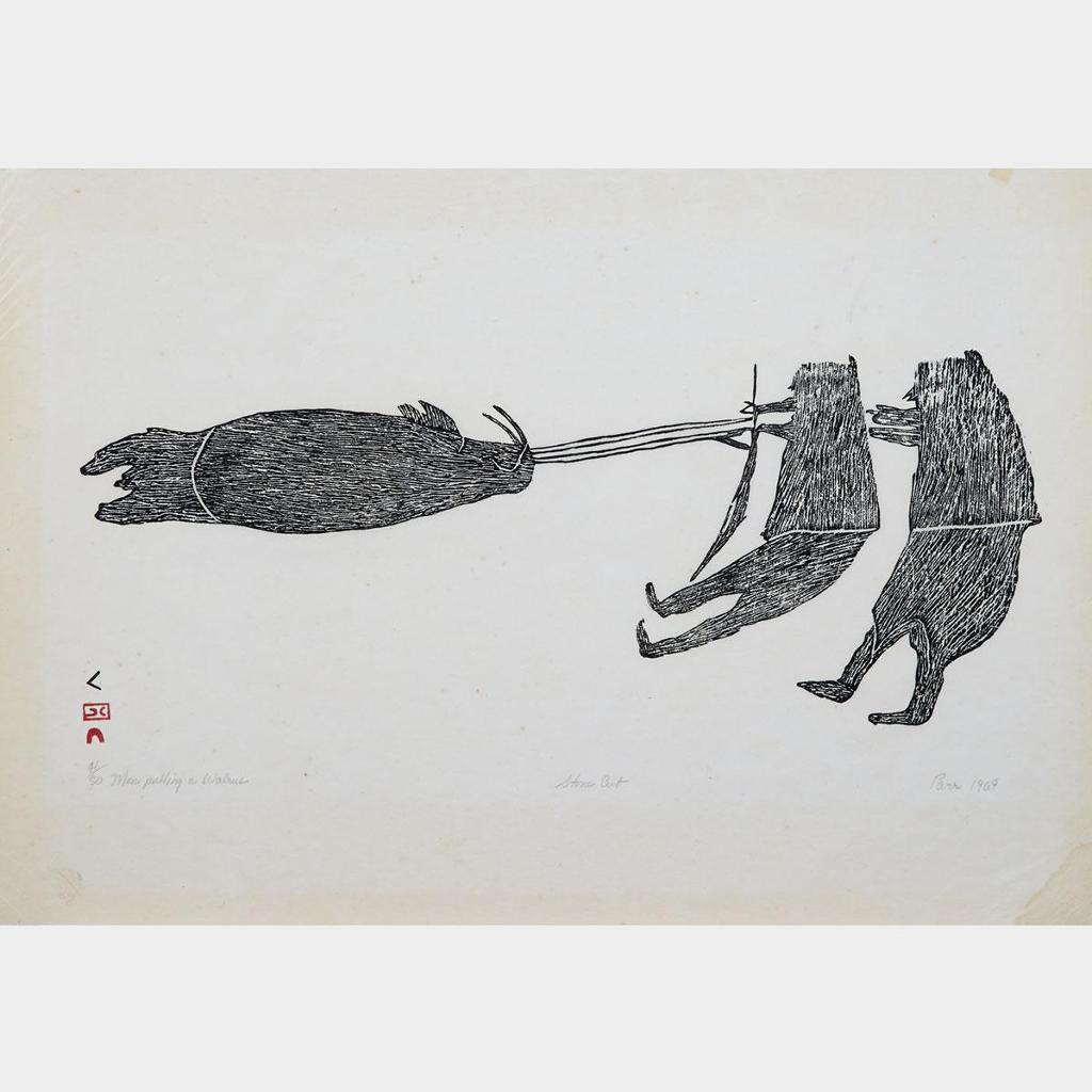 Parr (1893-1969) - Men Pulling A Walrus