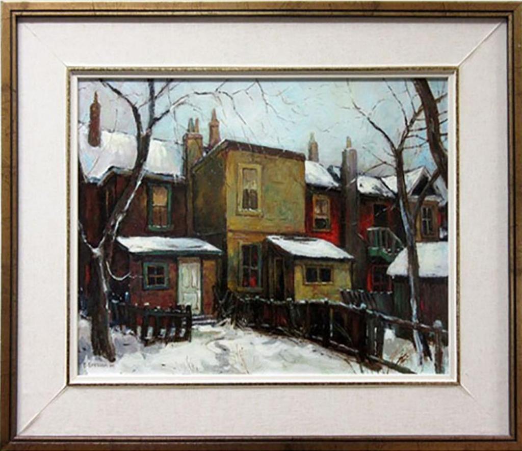 Brian Ericsson (1931) - Behind Broadview Avenue, Toronto, Ontario