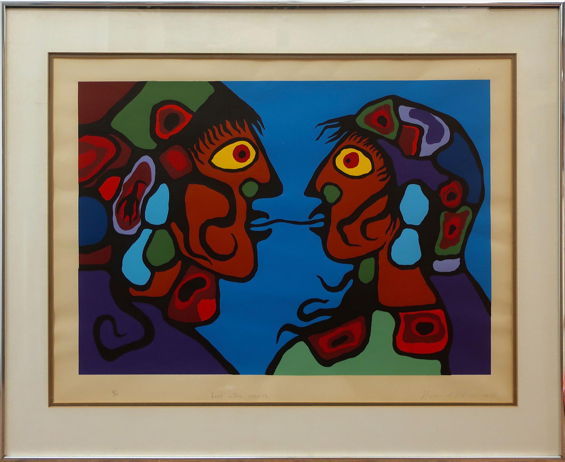 Norval H. Morrisseau (1931-2007) - Look Within Ourselfs